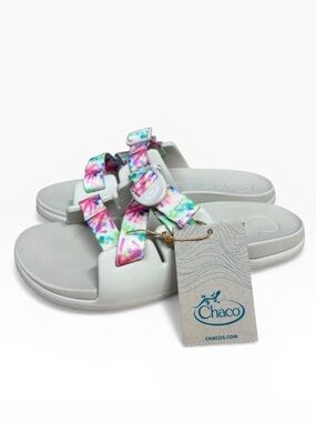NWT Chaco Kids Chillos Slides Tie Dye Adjustable Sport Sandals Size US 6